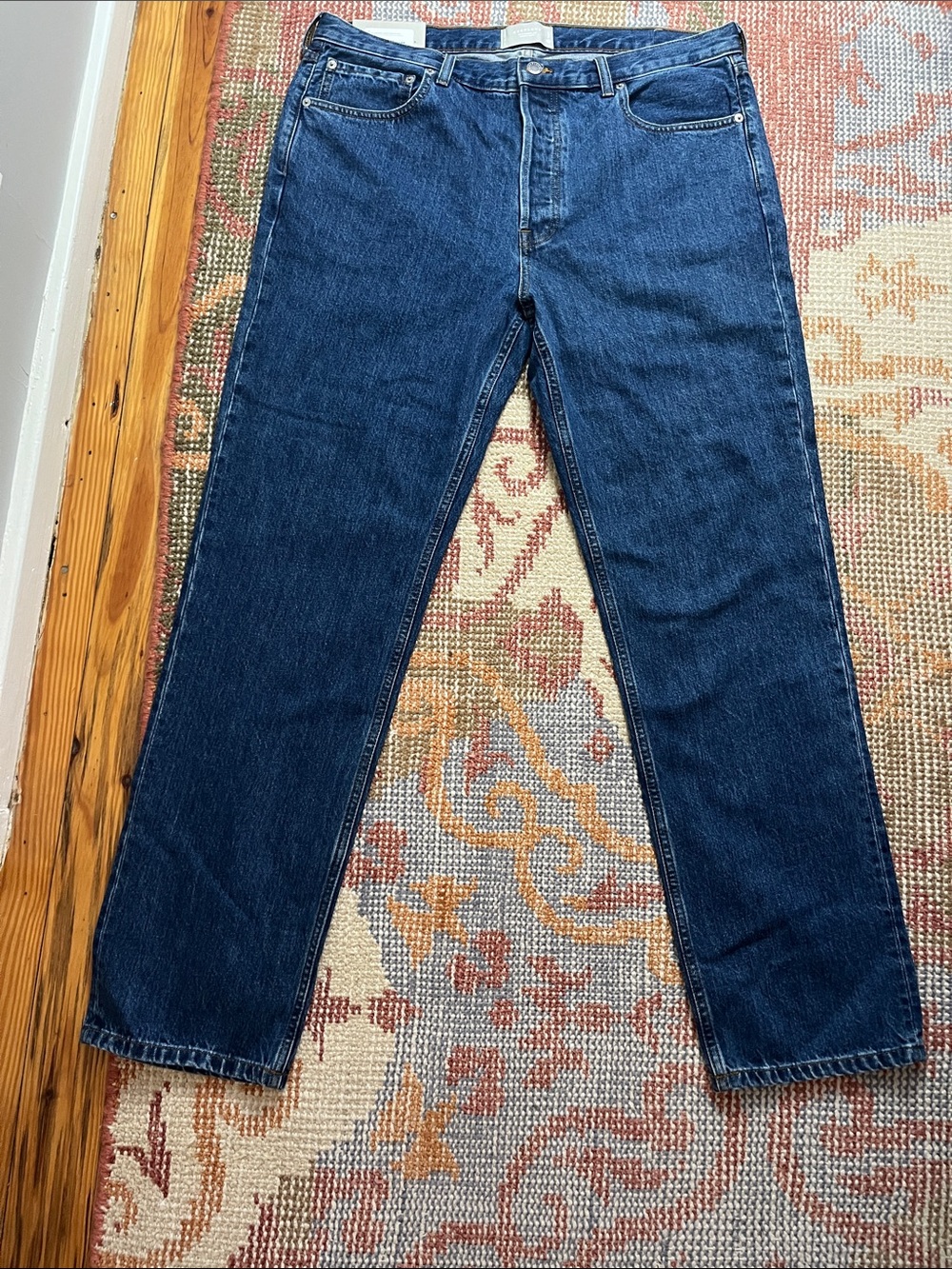 NWT Everlane The Everybody Jean Button Fly Organic Cotton Mid Rise Sz E10x32